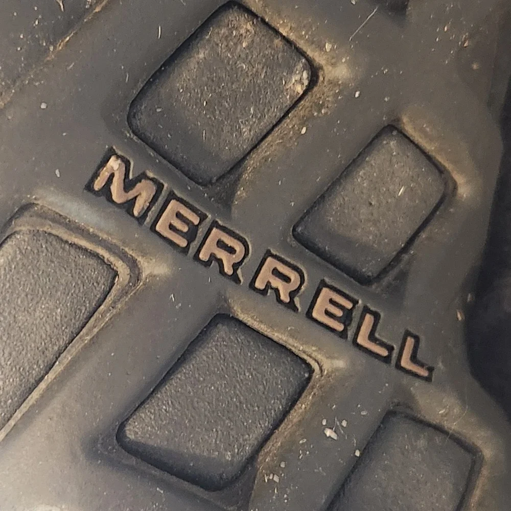 Merrell Shoes Mens 9.5 Brown Jungle Moc Leather Slip On Casual Trail